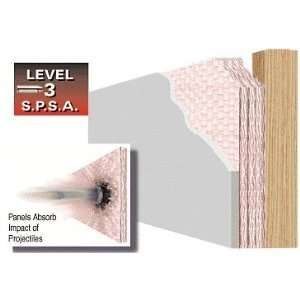   Bullet Resistant 7/16 Thick Fiberglass Panel Protection Level 3 S.P.S