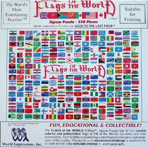 Flags of the World 550pc. Jigsaw Puzzle Toys & Games