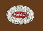 PETERBILT   Pewter BELT BUCKLE   NEW   3 X 2   Made in the USA