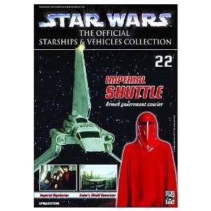  Star Wars Vehicle Collector Magazine with Imperial Shuttle 