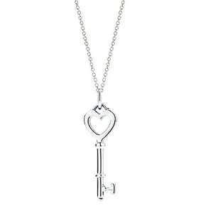  Tiffany and Co. Heart Key Necklace 
