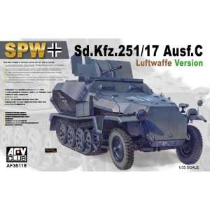 SdKfz 251/17 Ausf C Luftwaffe Version Halftrack w/Flak38 2cm AA Gun 1 