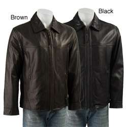 Marc New York Mens Leather Open Bottom Jacket  Overstock