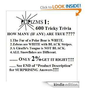 POPIZMS 1 600 Tricky Trivia. William Pope  Kindle Store