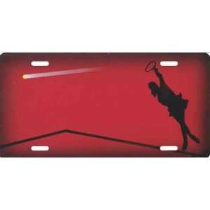  Tennis Player License Plate   108