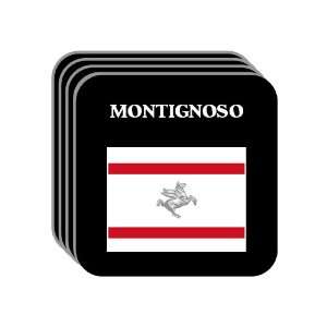 Italy Region, Tuscany (Toscana)   MONTIGNOSO Set of 4 Mini Mousepad 
