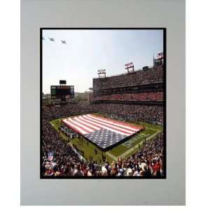  LP Field and Old Glory Photograph in a 11 x 14 Matted 