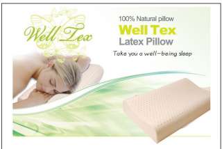 100% Natural Latex Organic Comfortable Pillow 20x12  