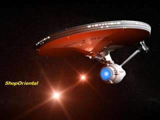 BANDAI STAR TREK U.S.S ENTERPRISE NCC 1701 + LIGHTS 1850 Model 