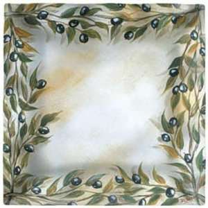 Olive Branch 14 Square Plastic Platter / Tray in Durable 
