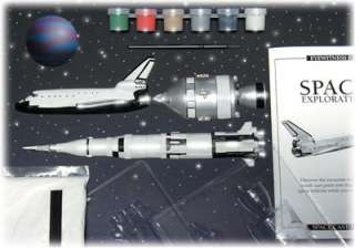 Space Vehicles Model Cast Paint Kit Astronomy Shuttle  
