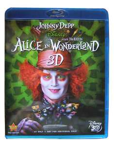 Alice in Wonderland Blu ray Disc, 3D Only  