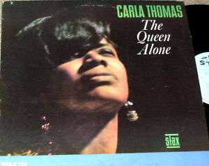 CARLA THOMAS The Queen Alone LP RARE SOUL DG STAX 718  