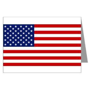  American Flag Hobbies Greeting Cards Pk of 10 by  