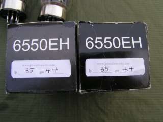 Quad ElectroHarmonix KT88 tubes Valves 6550 EH_ 1 Broken_Boxes Read 