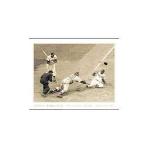  Jackie Robinson Stealing Home May 15 1 Poster Print: Home 