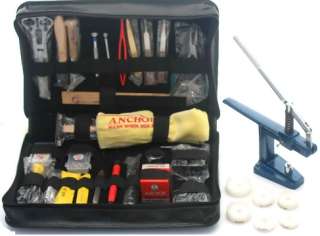Profession Tools Kit w/ Press in Leather Zipper Tools  