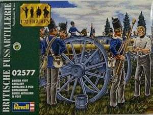 Revell 1/72 British Foot Artillery Figures & Cannons  