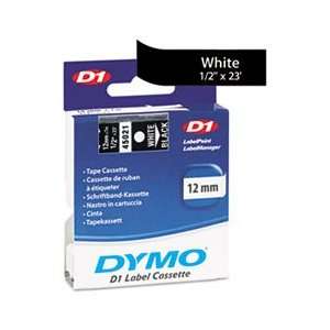   Cartridge for Dymo Label Makers, 1/2in x 23ft, White