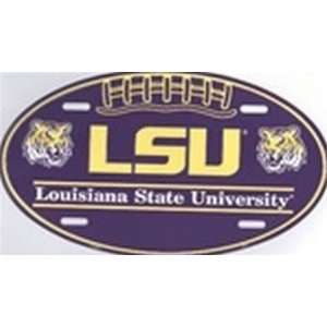 Louisiana State LSU University Oval LICENSE PLATES Plate Tag Tags auto 