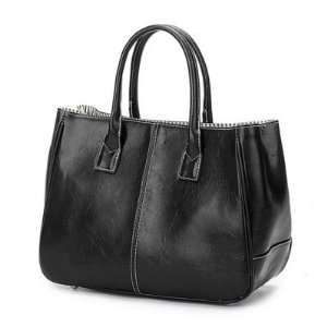  Faux Leather Designer Shopper Tote Handbag Shoulder Bag 