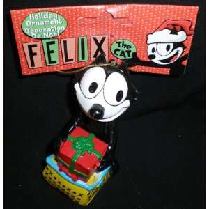 4 Felix The Cat with Presents Cartoon Character Christmas 