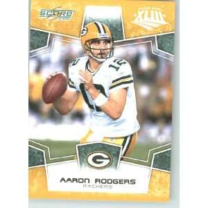  Super Bowl XLIII Gold Border # 105 Aaron Rodgers   Green Bay Packers 