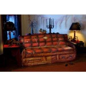 HALLOWEEN SPOOKY COUCH COVER COFFIN PROP DECORATION  