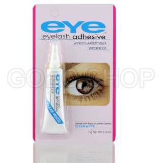   False Eyelashes Adhesive / Eye Lash Glue   Clear White  