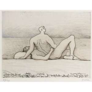    Henry Moore   32 x 24 inches   Reclining Figures; Man and Woman I