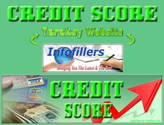 Credit Score Self Updating Turnkey Website Business New  