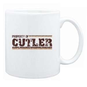  New  Property Of Cutler Retro  Mug Name