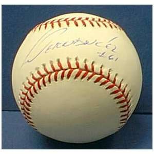 Livan Hernandez Autographed Baseball 