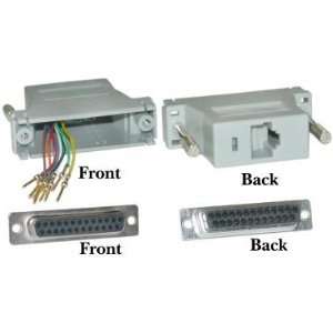  DB25 Female to RJ45 Adapter, Gray 24D 302 