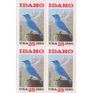  Idaho   Mountain Bluebird Set of 4 x 25 Cent US Postage 