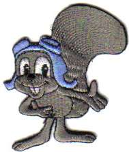 Rocky the Flying Squirrel (& Bullwinkle) Figure Patch  