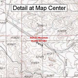   Map   Buffalo Mountain, Nevada (Folded/Waterproof)