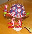 13925   Uncle SAM Turtle (Fabulous Shell Show) Hanging Figurine