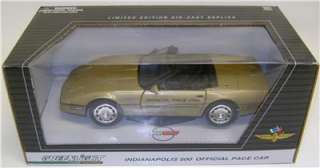 CHEVY CORVETTE 1986 INDY 500 PACE CAR GREENLIGHT 1:24  
