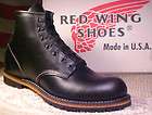 RED WING 9014 MEN 10 1/2 D BECKMAN COLLECTION NEW MADE IN USA BLACK 