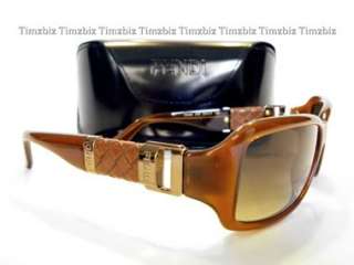 New Fendi Sunglasses 446 Caramel Brown 216 Authentic  