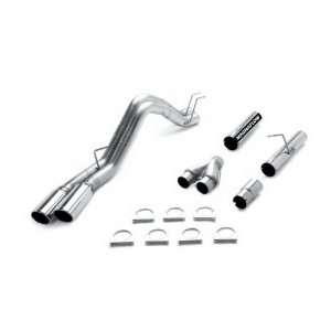   Pro Series Stainless Steel Dual Filter Back Exhaust System: Automotive