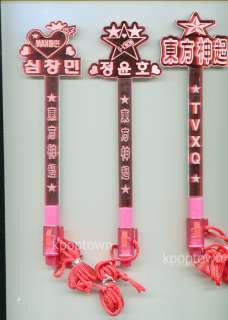 TVXQ Red Concert Straight + Character Light Stick Middle Size  