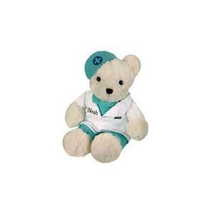  Personalized Doctor Teddy Bear   White: Toys & Games
