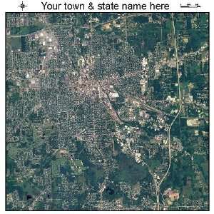   Aerial Photography Map of Jackson, Michigan 2010 MI 