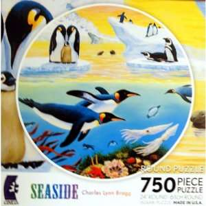   Paradise by Charles Lynn Bragg 750 Piece ROUND Puzzle: Toys & Games