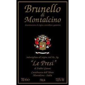  Le Presi Brunello Di Montalcino 2004 750ML Grocery 