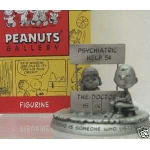 Hallmark Peanuts Gallery BEING THERE Lucy & Charlie Brown 