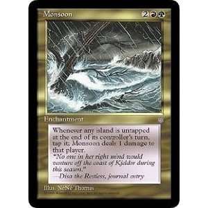  Monsoon (Magic the Gathering  Ice Age Rare) Toys & Games