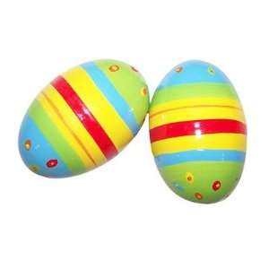  Kids Striped Shaker Eggs: Toys & Games